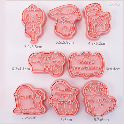 8 vnt./komplektas sumuštinių uogienės sausainių pjaustytuvas 3D retro šokolado padažas sausainių formavimas pelėsiai Fondant reljefiniai antspaudai Tortų dekoravimo įrankiai