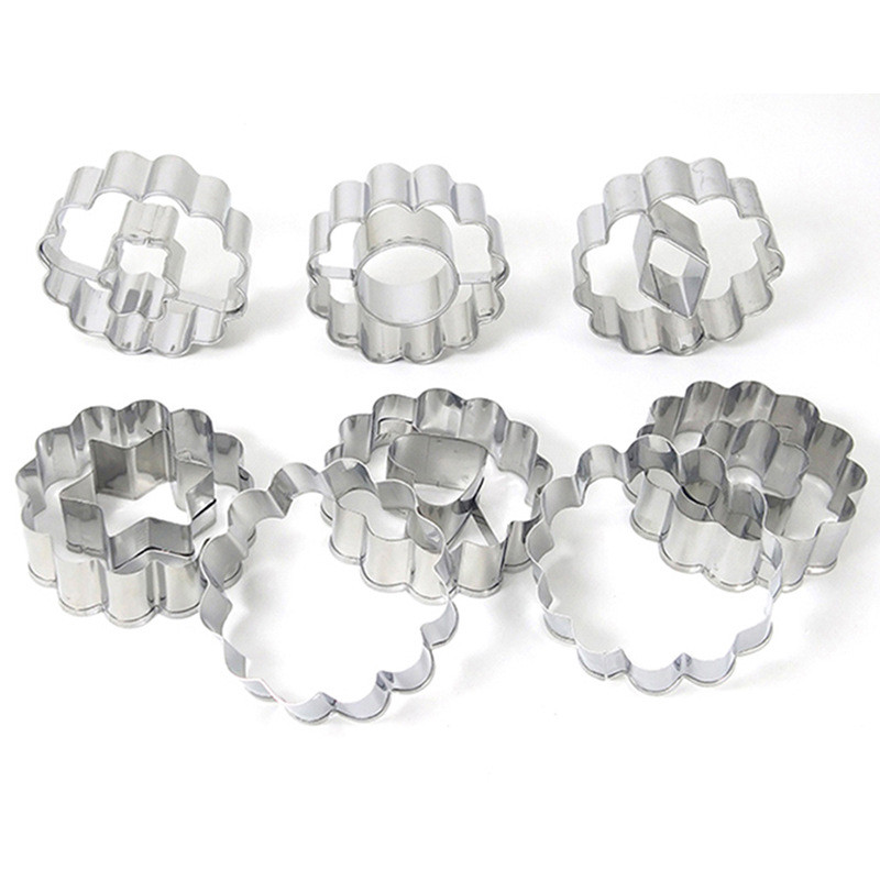 6/9 buc. Set de tăieturi de prăjituri pentru gem de Paște, din oțel inoxidabil pentru biscuiți, unelte de decorare pentru fondant pentru prăjituri, pentru biscuiți, pentru desert, pentru copt