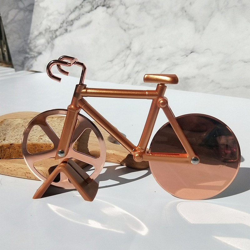 Ποδήλατο δρόμου Κόφτης Πίτσας Κόφτης από ανοξείδωτο ατσάλι Κοπή μαχαιριού πίτσας Τροχοί Ψαλίδι με θήκη Αξεσουάρ ψησίματος Εργαλεία κουζίνας