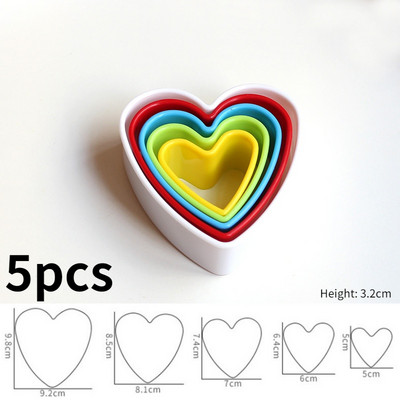 Küpsised lõikurid küpsise koogivorm isetegemine mitmestiilis plastikust ringikujuline küpsisevalmistaja jõulupühade varustus Fondant sugarcraft