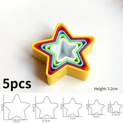 Küpsised lõikurid küpsise koogivorm isetegemine mitmestiilis plastikust ringikujuline küpsisevalmistaja jõulupühade varustus Fondant sugarcraft