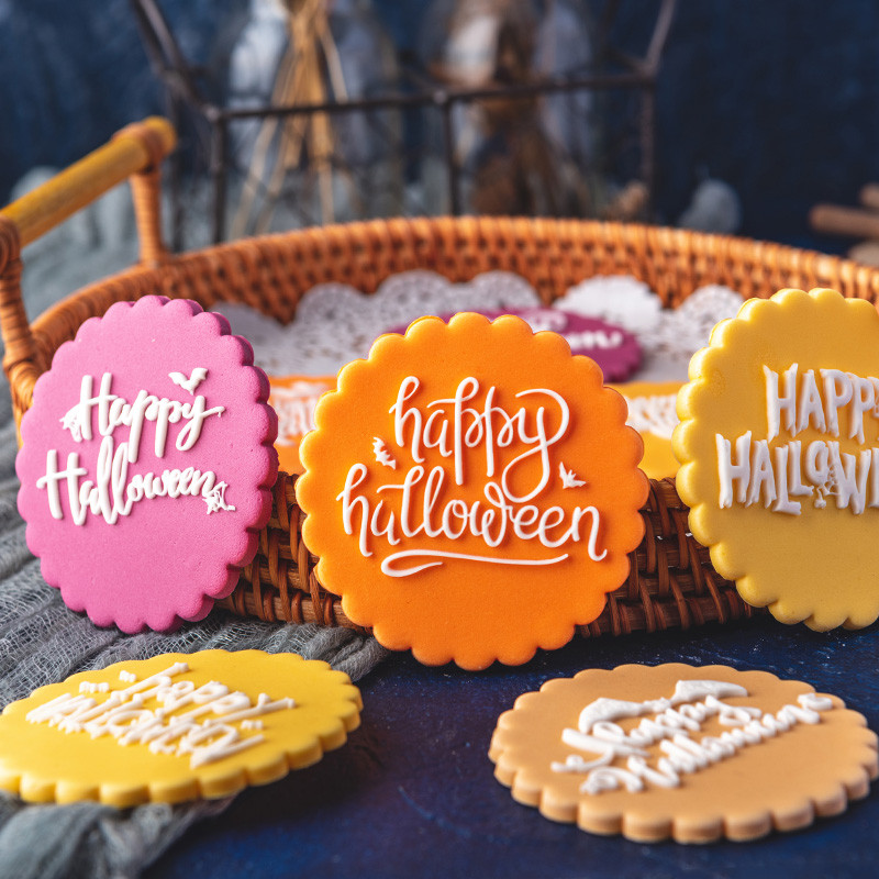 Küpsised lõikurid küpsise koogivorm isetegemine mitmestiilis plastikust ringikujuline küpsisevalmistaja jõulupühade varustus Fondant sugarcraft