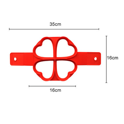 Κουζίνα Flip Cooker Silicone Egg Pancake Maker Φόρμες για πίτες Δαχτυλίδι για πίτα Ομελέτα φορμάκια τηγανητά αυγά Εργαλεία ζαχαροπλαστικής BK259