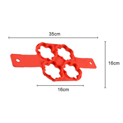 Κουζίνα Flip Cooker Silicone Egg Pancake Maker Φόρμες για πίτες Δαχτυλίδι για πίτα Ομελέτα φορμάκια τηγανητά αυγά Εργαλεία ζαχαροπλαστικής BK259