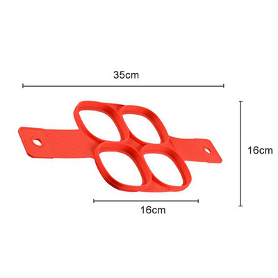 Κουζίνα Flip Cooker Silicone Egg Pancake Maker Φόρμες για πίτες Δαχτυλίδι για πίτα Ομελέτα φορμάκια τηγανητά αυγά Εργαλεία ζαχαροπλαστικής BK259