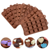 Silikoninės tortų formelės Širdelės formos šokoladinių saldainių formelės Sultys Ledo kubelių formelės Virtuvės kepimo įrankiai Tortų dekoravimo priedai