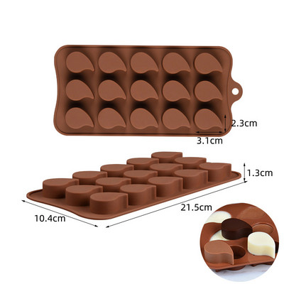 Silikoninės tortų formelės Širdelės formos šokoladinių saldainių formelės Sultys Ledo kubelių formelės Virtuvės kepimo įrankiai Tortų dekoravimo priedai
