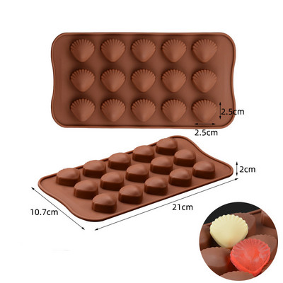 Silikoninės tortų formelės Širdelės formos šokoladinių saldainių formelės Sultys Ledo kubelių formelės Virtuvės kepimo įrankiai Tortų dekoravimo priedai