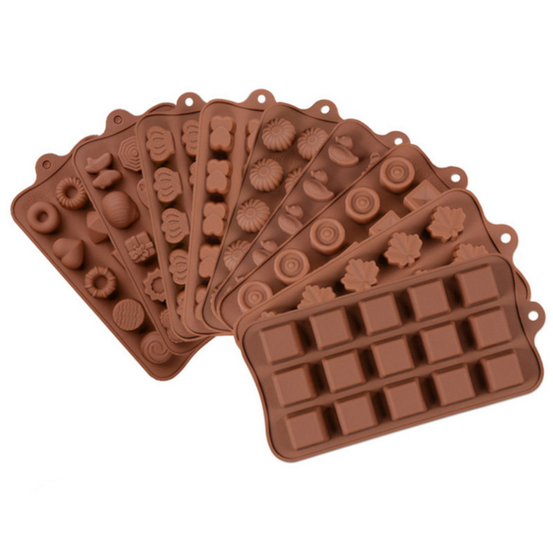 Silikoninės tortų formelės Širdelės formos šokoladinių saldainių formelės Sultys Ledo kubelių formelės Virtuvės kepimo įrankiai Tortų dekoravimo priedai