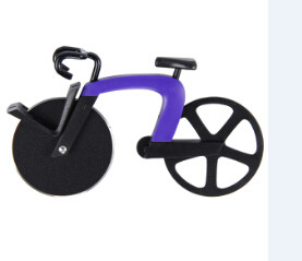 Roostevabast terasest küpsetusjalgratta pitsalõikur ümmargune ratas rull-lõikur jalgratas pitsalõikur köögitööriistad mittenakkuva nuga pitsa jaoks