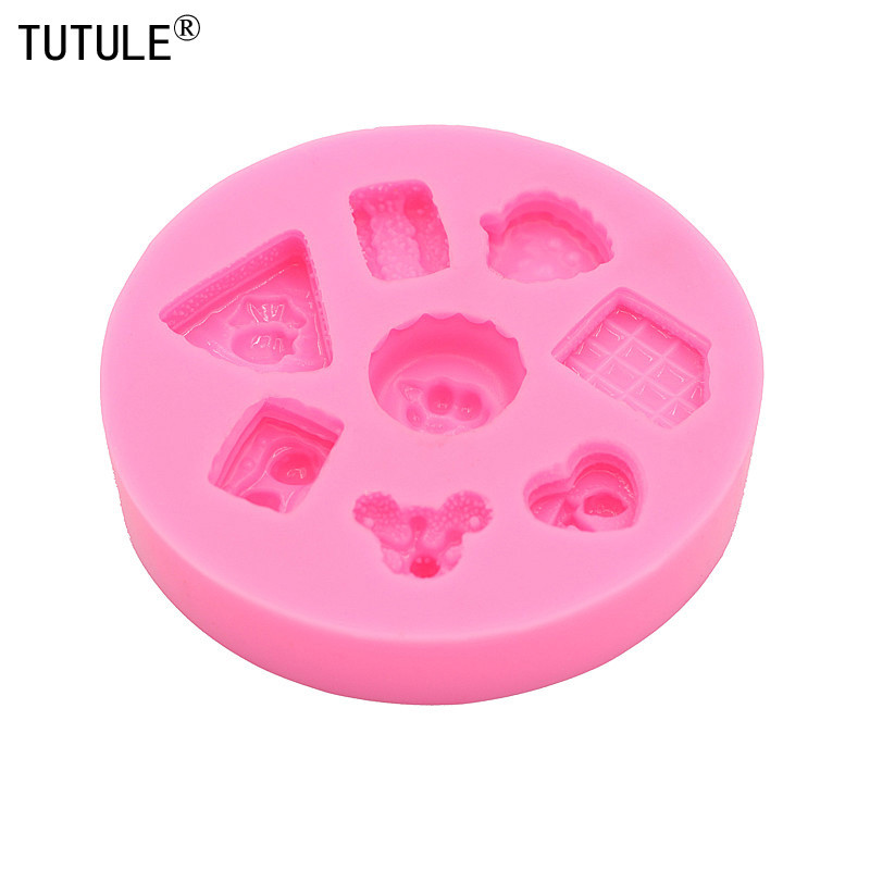 Γελοιογραφία Παγωτό Καραμέλα Καραμέλα Κέικ φόρμα σιλικόνης DIY Χειροποίητο σοκολατένιο χειροποίητο κέικ επιδόρπιο Εργαλεία ψησίματος Νέα