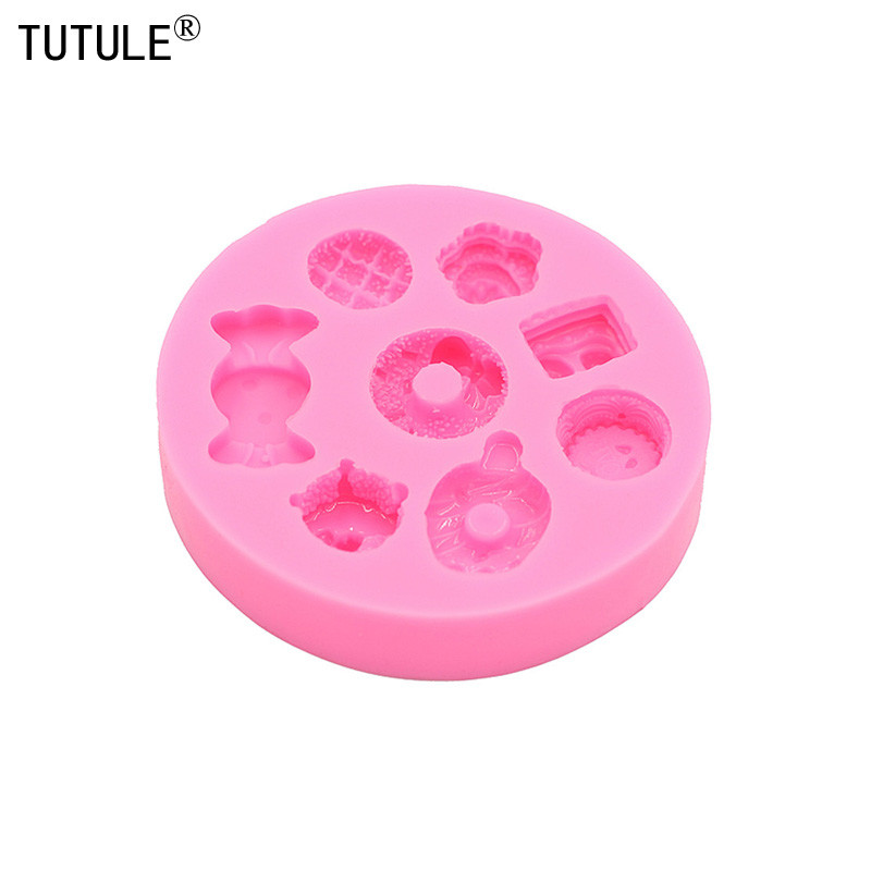 Γελοιογραφία Παγωτό Καραμέλα Καραμέλα Κέικ φόρμα σιλικόνης DIY Χειροποίητο σοκολατένιο χειροποίητο κέικ επιδόρπιο Εργαλεία ψησίματος Νέα