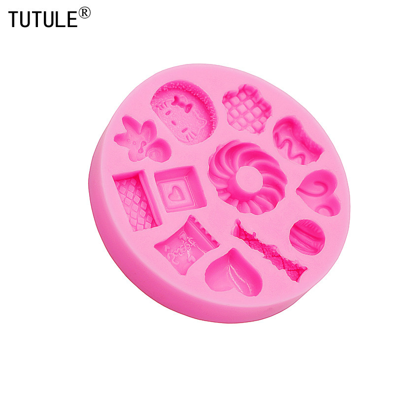 Γελοιογραφία Παγωτό Καραμέλα Καραμέλα Κέικ φόρμα σιλικόνης DIY Χειροποίητο σοκολατένιο χειροποίητο κέικ επιδόρπιο Εργαλεία ψησίματος Νέα