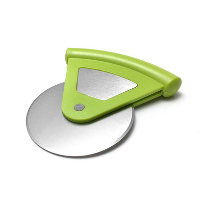 Dispozitiv de tăiat pizza din oțel inoxidabil Unelte cu o singură roată Cuțit pentru pizza Dispozitiv de tăiat prăjituri Accesorii pentru copt