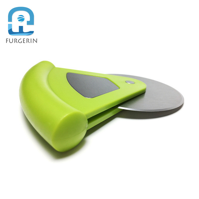 Dispozitiv de tăiat pizza din oțel inoxidabil Unelte cu o singură roată Cuțit pentru pizza Dispozitiv de tăiat prăjituri Accesorii pentru copt