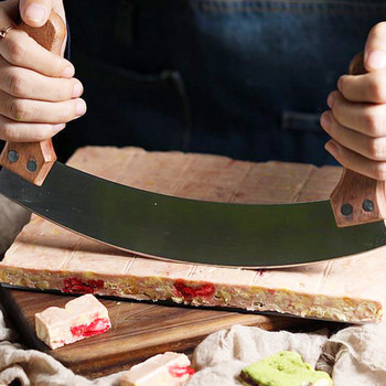 Μαχαίρι πίτσας από ανοξείδωτο ατσάλι Εργαλεία ψησίματος μαντολάτο βανίλια τεμαχιστής ψιλοκομμένο ζαχαροπλαστείο Αξεσουάρ Μπισκότα Κόφτης Gadgets ψησίματος