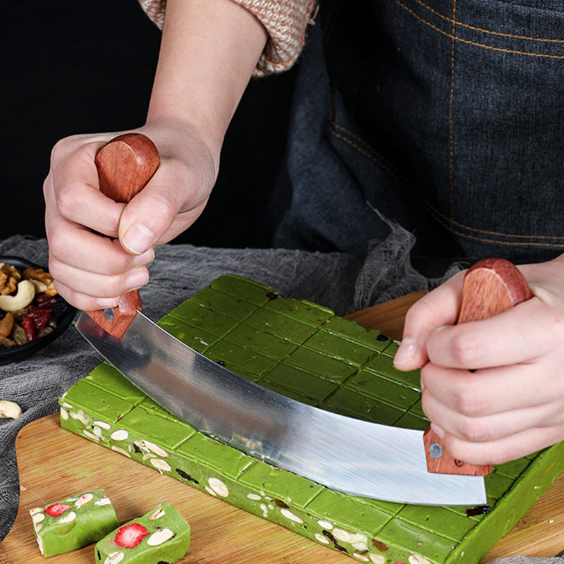 Rozsdamentes acél pizzakés nugát sütőeszközök Vanília aprító Aprított cukrászda tartozékok Sütik Vágó Sütőeszközök Szerkentyűk