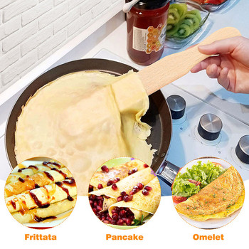 Pancake Rake Εργαλεία Οικιακής Φοντάν Σπάτουλα Κέικ Σπάτουλα Μαγειρικά σκεύη Εργαλείο κρεπ Ξύλινη αντικολλητική σπάτουλα