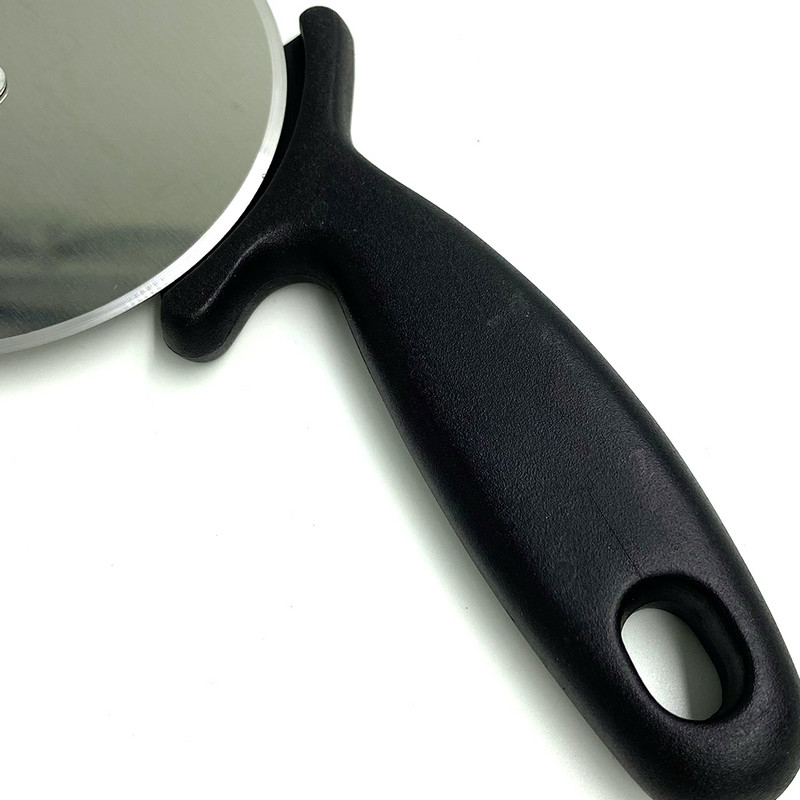 Pitsalõikur Kooginuga Roostevabast Terasest Mittenakkuvad Küpsetus-Kondiitritooted Kööginõud Pirukate ümmargune rull Vahvlid Taignaküpsised