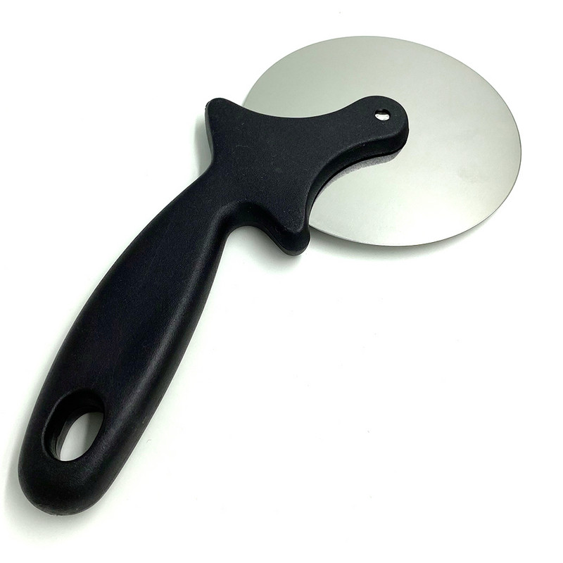 Pitsalõikur Kooginuga Roostevabast Terasest Mittenakkuvad Küpsetus-Kondiitritooted Kööginõud Pirukate ümmargune rull Vahvlid Taignaküpsised