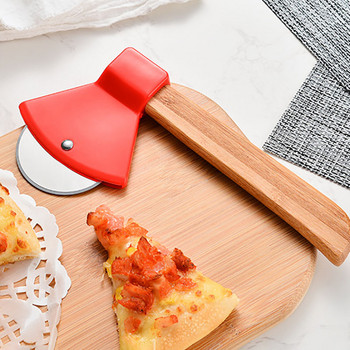 1 τεμ. Κόφτης πίτσας από ανοξείδωτο χάλυβα Ρολό μαχαίρι πίτσας Αξεσουάρ ψησίματος Πολυλειτουργικές συσκευές κουζίνας Ανθεκτικά σκεύη κουζίνας