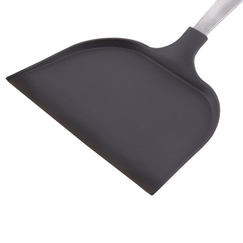 Rozsdamentes acél fogantyú széles felületű praktikus kenyérsütemény lapát pizza héja konyhai lapátos sütő háztartási csúszásgátló sütőedények