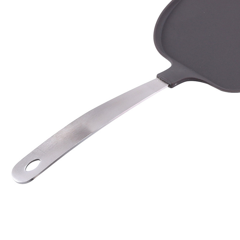 Rozsdamentes acél fogantyú széles felületű praktikus kenyérsütemény lapát pizza héja konyhai lapátos sütő háztartási csúszásgátló sütőedények