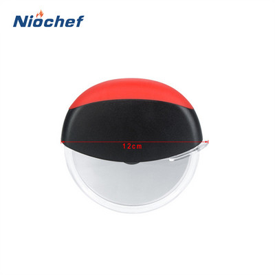 Μαχαίρι πίτσας από ανοξείδωτο ατσάλι Στρογγυλό κόφτη πίτσας με ρολό Αξεσουάρ κουζίνας ψησίματος Εργαλείο κοπής ζαχαροπλαστικής με καπάκι ρουλέτα