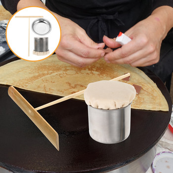 Εργαλεία παρασκευής κρέπες Εργαλεία ψησταριάς Σετ για μπάρμπεκιου Σετ για μπάρμπεκιου Εργαλεία για τηγανίτες Φορητό ξύλινο αλειφτήρα λαδιού Βούρτσα απλωτή