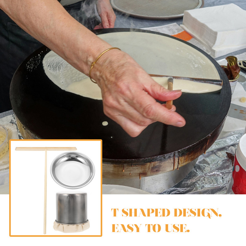 Εργαλεία παρασκευής κρέπες Εργαλεία ψησταριάς Σετ για μπάρμπεκιου Σετ για μπάρμπεκιου Εργαλεία για τηγανίτες Φορητό ξύλινο αλειφτήρα λαδιού Βούρτσα απλωτή
