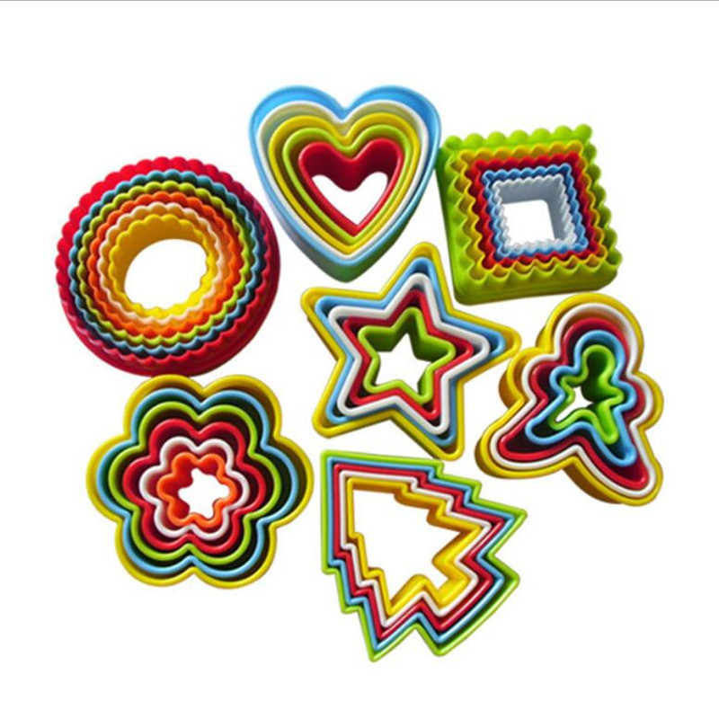 5tk/6tk/komplekt küpsiselõikur koogivormiküpsis Fondant isetegemise kookiköök toiduvalmistamisköök küpsetustööriistad koogiküpsisevormi biskviit