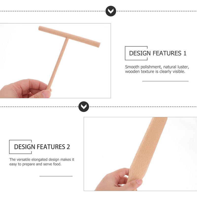 2 tk Spaatliga roostevabast terasest krepppanni tegija, pitsa puidust restiga grill kaabits reha sillutaja