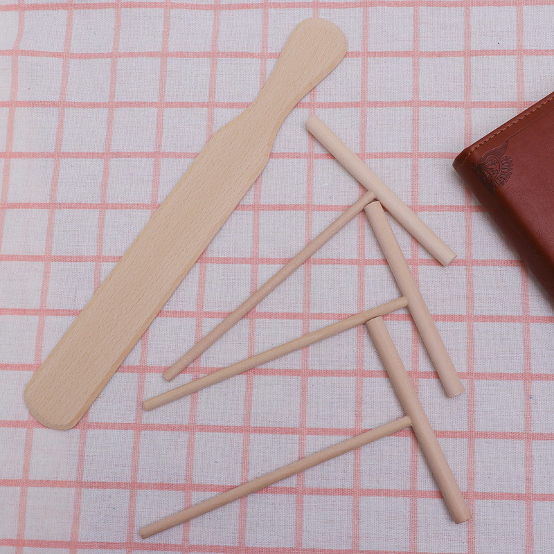 4 db Evőkészlet Krepp spatula palacsinta kiterítő eszköz Reggeli pizza készítő rács palacsinta gereblye készítő eszközök