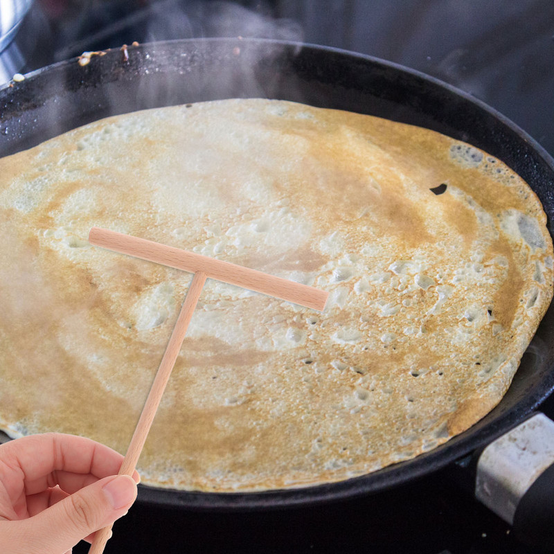 4 db Evőkészlet Krepp spatula palacsinta kiterítő eszköz Reggeli pizza készítő rács palacsinta gereblye készítő eszközök