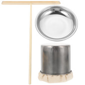 Σετ μπάρμπεκιου Σετ για τηγανίτες Stick Εργαλεία μπάρμπεκιου Ξύλινο αλειφτήρα λαδιού Εργαλεία οικιακής χρήσης Εργαλεία απλώσεως λαδιού κρεπ Κρέπες Εργαλεία για τηγανίτες