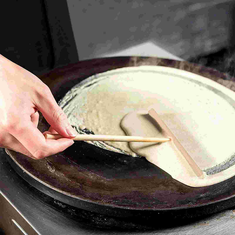 1 Ceptu olu lāpstiņas komplekts Koka lāpstiņa vārīšanai