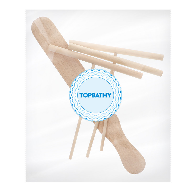 1 Ceptu olu lāpstiņas komplekts Koka lāpstiņa vārīšanai