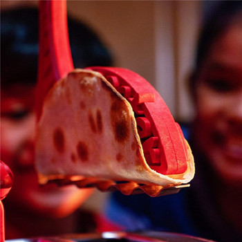 Чедър с тостера за тако Инструменти за мексикански палачинки Кухненски инструмент Съдове за печене Инструмент за приготвяне на пайове Приспособления за приготвяне на черупки за тако