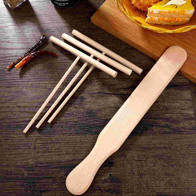 Turner Spatula Pancake Spreader Crepe Maker Σουίτα Crepe Spatula Kit Crepe Rake Ξύλινη Ξύστρα Κρέπα Κιτ σπάτουλας κρεπ