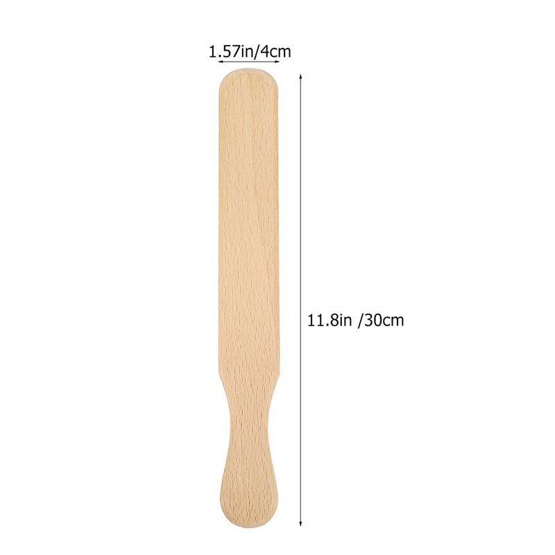 Blynų grėblys Nelipnus keptuvės rinkinys Krepų skleistuvas Kukurūzų pyragas Krepo įrankis Medinis nelipnus mentele