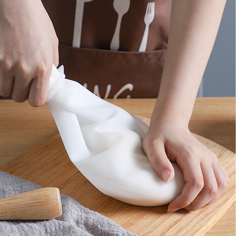Silikoninis minkymo tešlos maišelis maistinių miltų maišymas silikoninis maišelis konservavimas virtuvės įrankis kepimo indai Virtuvės prietaisų priedai