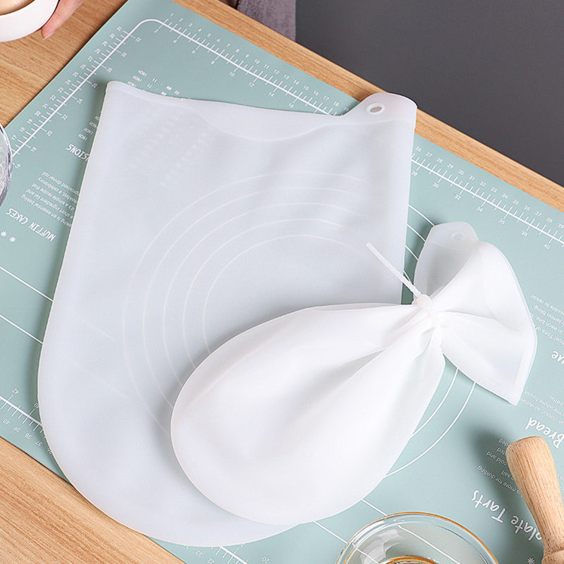 Silikoninis minkymo tešlos maišelis maistinių miltų maišymas silikoninis maišelis konservavimas virtuvės įrankis kepimo indai Virtuvės prietaisų priedai