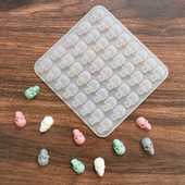 Εργαλείο ψησίματος σοκολάτας για μπισκότα κρανίου για το Halloween 40 πλέγματα Φόρμα ψησίματος σιλικόνης επαναχρησιμοποιήσιμο