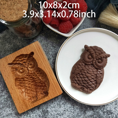 Puidust küpsisevormi lõikur DIY piparkoogiküpsisevormid press 3D kooki reljeef Küpsetusvormi roosi lillelõikur Pagari vidinad