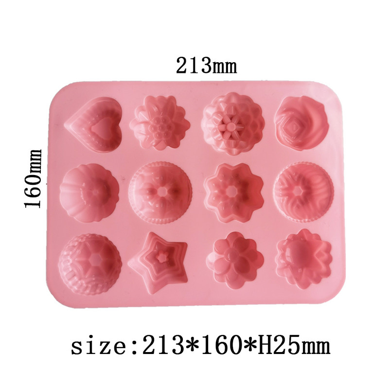 λουλούδι Τριαντάφυλλο Λουλούδια Σχήμα Κέικ φόρμας σιλικόνης DIY Διακόσμηση Σοκολάτα 3D Mold Tools σαπούνι καραμέλα πουτίγκα εργαλεία ψησίματος