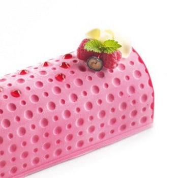 Moule Siliconne Pâtisserie Polka Dots Texture Τρισδιάστατη φόρμα σιλικόνης για κέικ Ματ ψησίματος Επιδόρπιο Bakeware Φόρμα ψησίματος για κέικ σιλικόνης