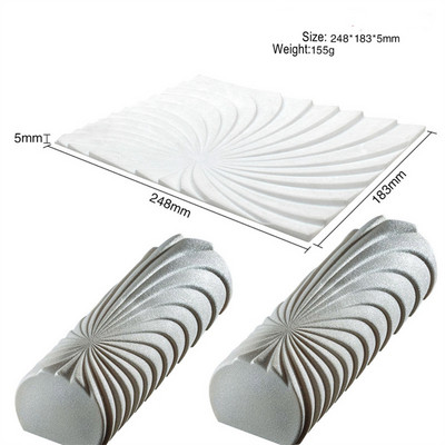 Moule Siliconne Pâtisserie Polka Dots Texture Τρισδιάστατη φόρμα σιλικόνης για κέικ Ματ ψησίματος Επιδόρπιο Bakeware Φόρμα ψησίματος για κέικ σιλικόνης