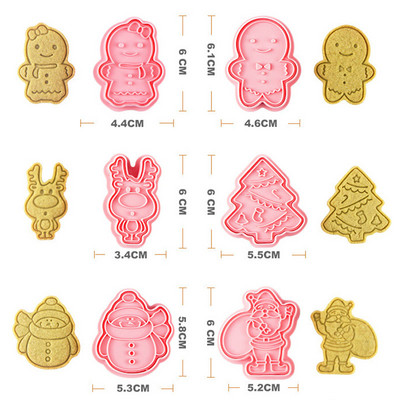 6 tk Monster küpsiselõikuri komplekt kolb küpsise tempel koogi kaunistamiseks käsitsi valmistatud fondant koogi küpsetustarvikud Halloweeniks