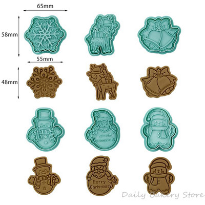 6 tk Monster küpsiselõikuri komplekt kolb küpsise tempel koogi kaunistamiseks käsitsi valmistatud fondant koogi küpsetustarvikud Halloweeniks