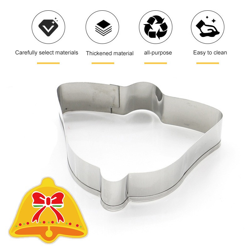 5 τμχ χριστουγεννιάτικες φόρμες για μπισκότα μελόψωμο Man Snowflake από ανοξείδωτο ατσάλι Κόφτες σάντουιτς για παιδιά Προμήθειες ψησίματος Diy